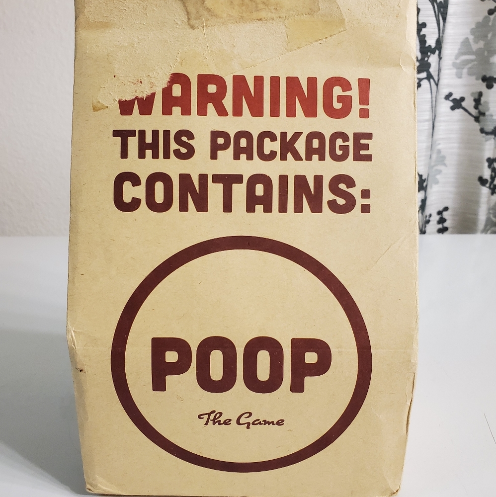 Poop Brown Bag Combo Card Game Breaking Games Family Party Pooper Opened Bag
